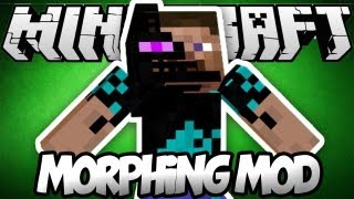 Minecraft Mod Showcase  Morphing  Morph into any Mob 162 [upl. by Nosyrb]