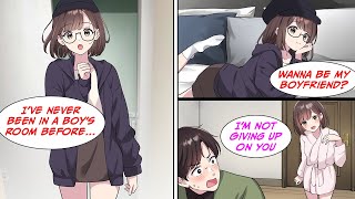 Manga Dub I unknowingly let a super star into my room and she keeps trying to be my girlfriend [upl. by Initirb]