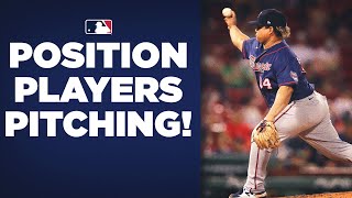 All of the Position Players Pitching in 2021 Willians Astudillo Brett Phillips and more [upl. by Rue399]