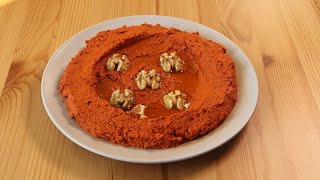 Antakya Cevizli Biber Tarifi  Muhammara [upl. by Maxentia]