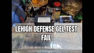 Lehigh Defense 198 gr Controlled Fracturing Subsonic Gel Fail [upl. by Moretta535]