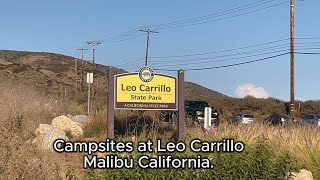 Leo Carrillo State Park Campground [upl. by Eecak]