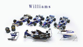 120 scale GP car kits  Williams FW16 FW17 FW18 FW19 [upl. by Alicia879]