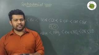 Super Trick for Spectrochemical Series  Coordination Compounds  Class 12  JEE  NEET [upl. by Lleryt]