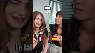 Spanish vs French GENDERS with talkinfrench [upl. by Nepean]