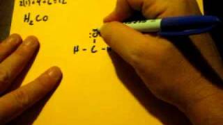 Lewis Dot Structure of CH2O methanal or formaldehyde [upl. by Halstead101]