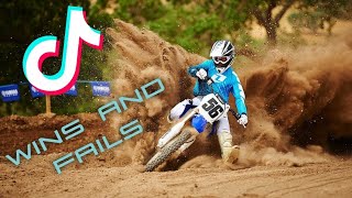 motocross wins and fails tiktok compilation 🏍 🔥 [upl. by Hathaway]