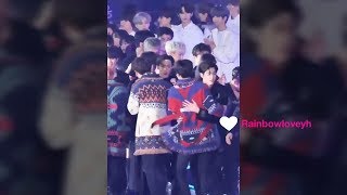 GOTBANGTAN BTS X GOT7 MOMENT  181225 SBS GAYO DAEJUN [upl. by Dougherty]