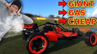 Crazy LOUD BIG GAS RC Car Dirt Cheap [upl. by Naegem]