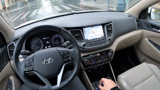 2016 Hyundai Tucson 16l 177HP  POV Test Drive 🎧 Binaural  Stereo  Fuel consumption check [upl. by Demitria]