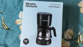 Morphy Richards Europa Drip Coffee Maker [upl. by Ydnagrub]