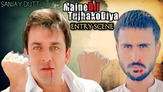 Sanjay Dutt Entry Scene from  Maine Dil Tujhko Diya Remake  Sohail Khan  Action Scene Sanju [upl. by Braasch]