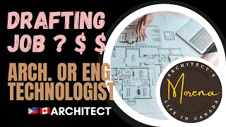 🇨🇦Guide to Drafting jobs💰BETTER PAY Engineering or Architecture BUHAY CANADA [upl. by Asreht]