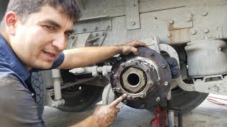 BLOWN WHEEL SEAL REPLACEMENT SEMI CLASS 8 TRUCK [upl. by Aletha]