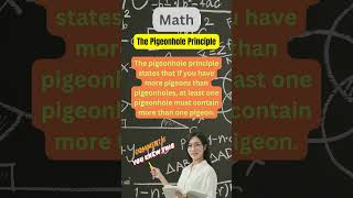 The Pigeonhole Principle maths shorts [upl. by Catherine]