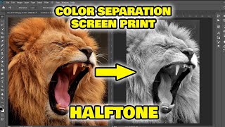 Color Separation Halftone Process  REUPLOADED  Photoshop Tutorial  Screen Printing  Filipino [upl. by Faith425]