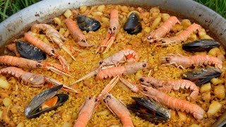 Paella de marisco paso a paso [upl. by Idnahr398]