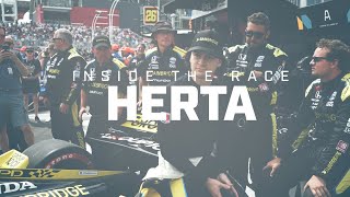 2022 INSIDE THE RACE  COLTON HERTA AT HONDA INDY TORONTO [upl. by Hazrit]