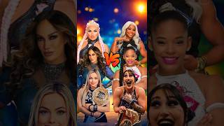 Jade Cargill Bianca Belair Rhea Ripley vs Liv Morgan Nia Jax Tiffany Stratton 😈 comparison [upl. by Bonar]