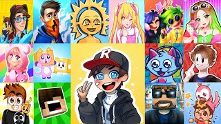 Find The Youtuber Channels💖ROBLOX 💖All Badges 100 [upl. by Dorothi]