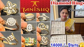 14000 Starts 🫣 Tanishq Diamond Ring With PriceTanishq Light Wt Diamond Ring Design amp Price 2024 [upl. by Naimaj]