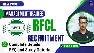 RFCL Recruitment 2024  Complete Details PYQ amp Study Material  Sumit Prajapati [upl. by Aicrop121]