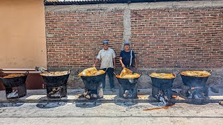 GASTRONOMÍA MICHOACANA Barbacoa a la PENCA desde cero en TARIMBARO [upl. by Allemap149]