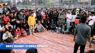 BBOY SHAMMY VS BBOY BHAIRAV  OLD SKOOL JAM 2023  WINTER FEST  BREAKING BATTLE  YA20 CREATION [upl. by Jeannine]