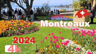 🇨🇭 4K Walking Tour Invierno 2024 en Suiza  MONTREAUX Murren Wengen Lauterbrunnen y Más 🇨🇭 [upl. by Kovacs]