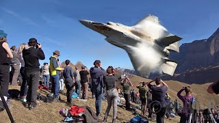 AXALP The Greatest AvGeek Show on Earth Spectacular Swiss AirForce Live Firing [upl. by Zales]