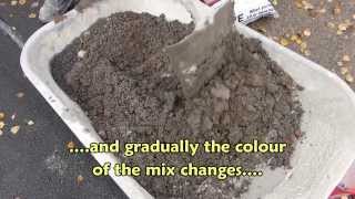 Mixing Granolithic Mortar [upl. by Modesta]