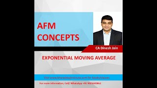 CA Final AFM Concepts  Exponential Moving Average [upl. by Roxi]