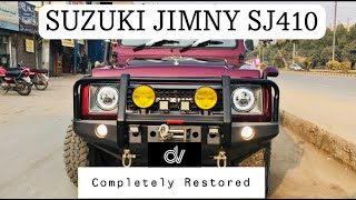 SUZUKI JIMNY SJ410  Completely Modified amp Restore  Detail Review  Specs amp Features  Divide vlogs [upl. by Yhcir314]