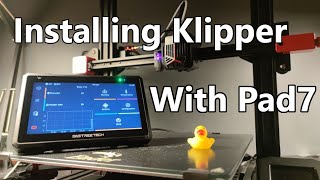 Installing Klipper on my Ender 3 Max Neo with the Pad7 from Bigtreetech [upl. by Ayhdiv860]