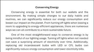 CATCHUP FRIDAY SCIENCE 6 Conserving Energy Reading Comprehension [upl. by Ansel63]