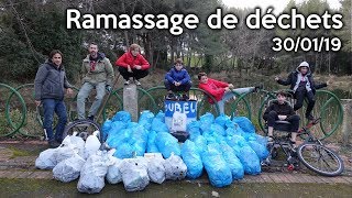 Ramassage de déchets  30 janvier 2019 [upl. by Enaols]