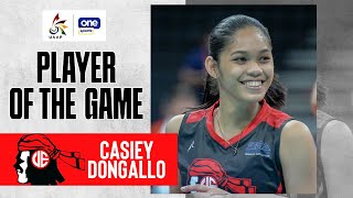 Casiey Dongallos EXPLOSIVE DEBUT with 27 vs ADMU  UAAP SEASON 86 WOMENS VOLLEYBALL  HIGHLIGHTS [upl. by Ahkos]