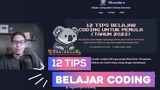 10 tips belajar coding untuk pemula  2 Waktunya Jadi Programmer [upl. by Aivirt]