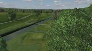 1st Hole overview of the Montgomerie Course with Shane O Donoghue [upl. by Ahseikan562]