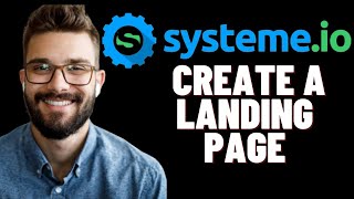 HOW TO CREATE A LANDING PAGE WITH SYSTEMIO 2024 [upl. by Bowrah924]