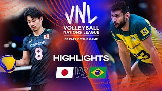 🇯🇵 JPN vs 🇧🇷 BRA  Highlights Week 2  Mens VNL 2023 [upl. by Roshan969]