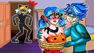 Rescue Lady Bug  Love Story of Lady Bug x Chat Noir  Miraculous Animation [upl. by Naamann735]