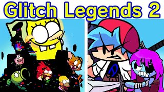 Friday Night Funkin VS Glitched Legends V2 Learn With Pibby x FNF Mod PVZRedSpongebobBenTom [upl. by Annaeoj]