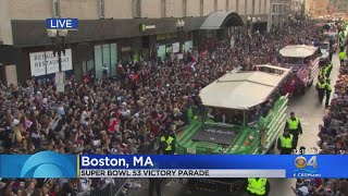 Boston Celebrates Super Bowl Victory [upl. by Tavia]