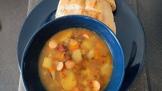 Linsensuppe deutsch food essen follow lecker gesundeernährung yummyyoutube cooking recipe [upl. by Norret]