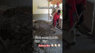 Floor concrete mixing ratio  MATHU VLOGS TAMIL  whiteon builders  concrete ratio shorts civil [upl. by Dnama]