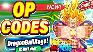 ALL NEW SECRET UPDATE CODES in DRAGON BALL RAGE CODES Roblox Dragon Ball Rage Codes [upl. by Tay]