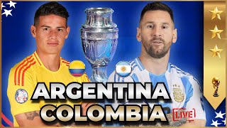 🔴 ARGENTINA  COLOMBIA LA PREVIA  FINAL COPA AMÉRICA 2024 [upl. by Bonnee]