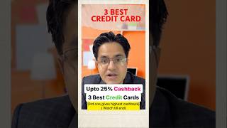 3 Best Credit Cards for Cashback in India Upto 25 Cashback [upl. by Thane]