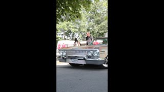 63 Impala Lowrider Patina pulling caravan [upl. by Inahpit28]